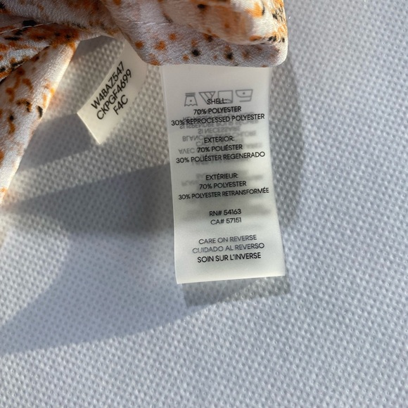 NEW Plus Size 2X Calvin Klein Women's Snakeskin Tunic Roll Tab Sleeve Blouse $85 - Picture 6 of 9